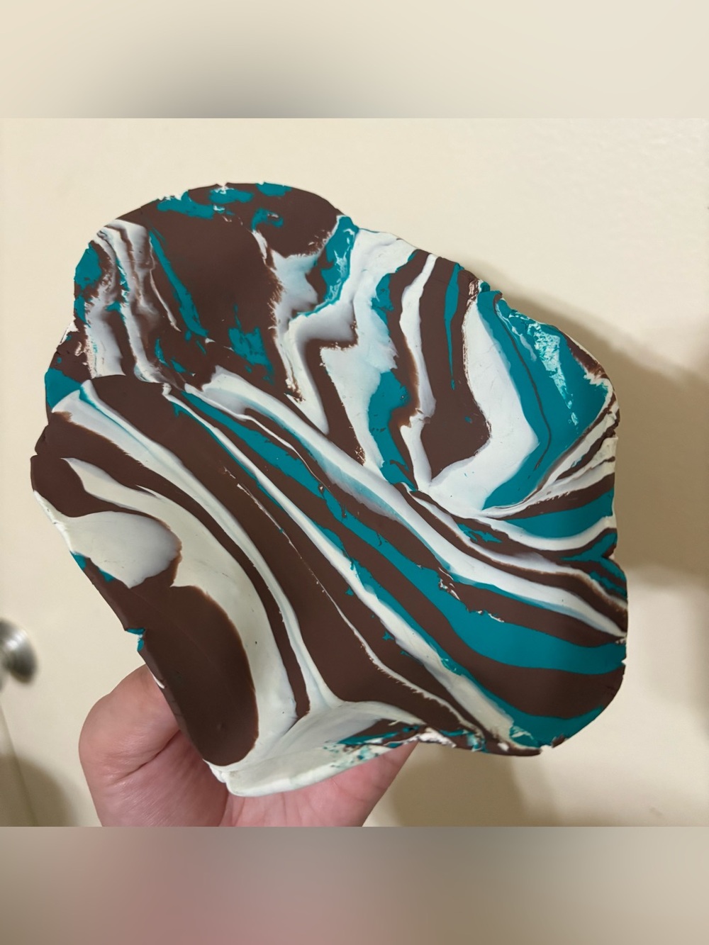 Handmade Polymer Clay Trinket Dish - Picture 4 of 5
